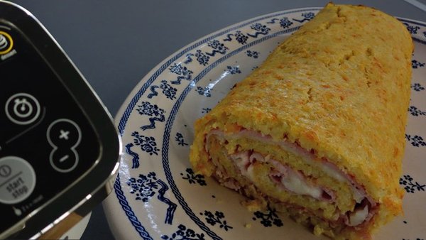 Roulé de pommes de terre (jambon mozzarella) au Companion - Brice RC Recettes Companion