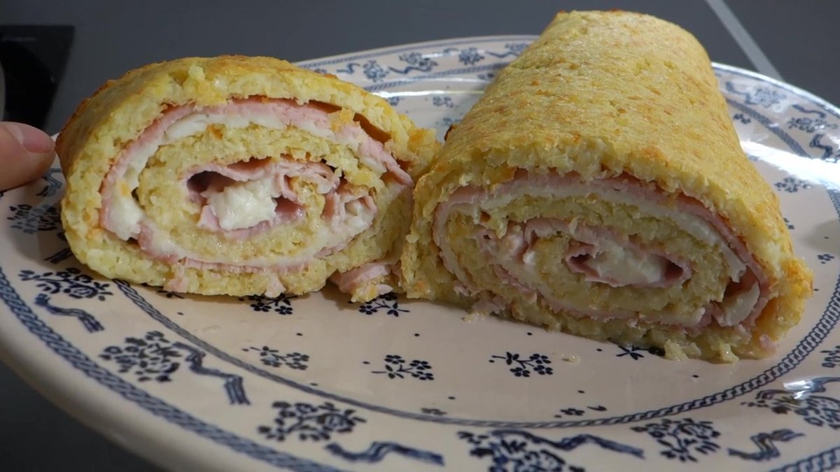 Roule de pommes de terre au fromage et jambon au Companion