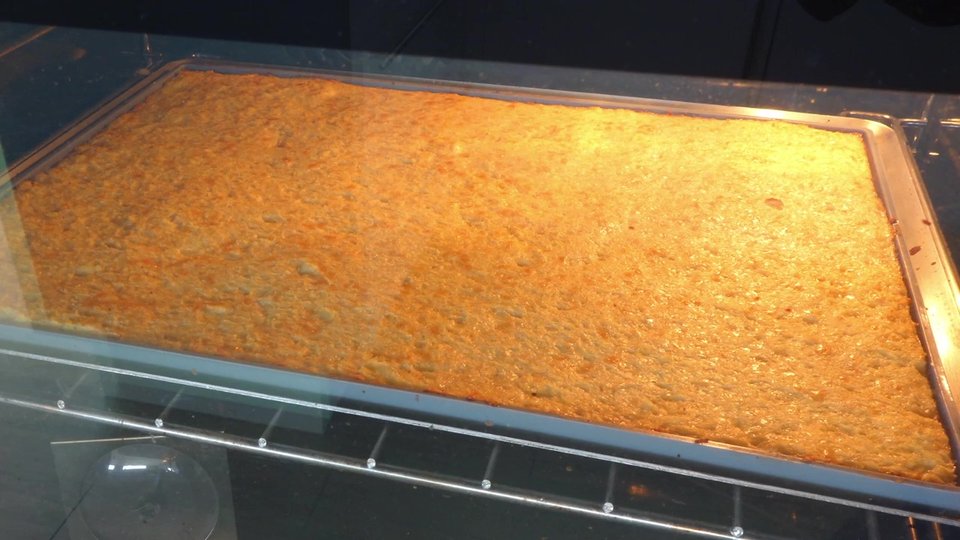 Cuisson du roulé de pomme de terre