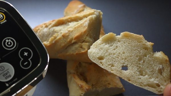 Baguettes moelleuses au Companion - Brice RC Recettes Companion