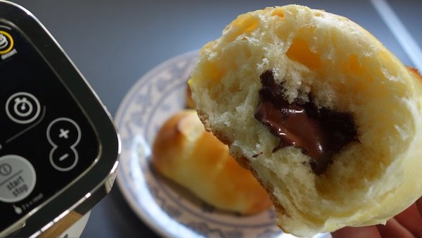 Pain brioché fourrés chocolat au Companion - Brice RC Recettes Companion