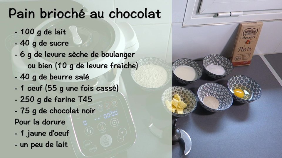 Pain Brioche au Chocolat (Pitch) au Companion