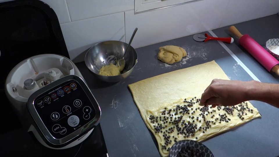 Ajout de pépites de chocolat