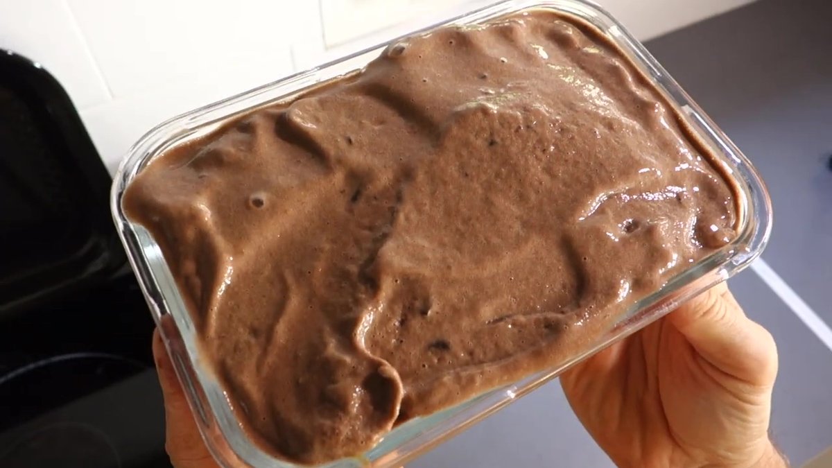 Glace Banane Chocolat au Companion prête à déguster