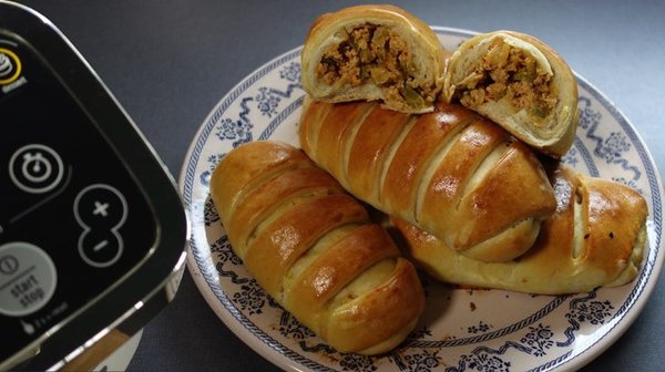 Buns fourrés - dinde poivron