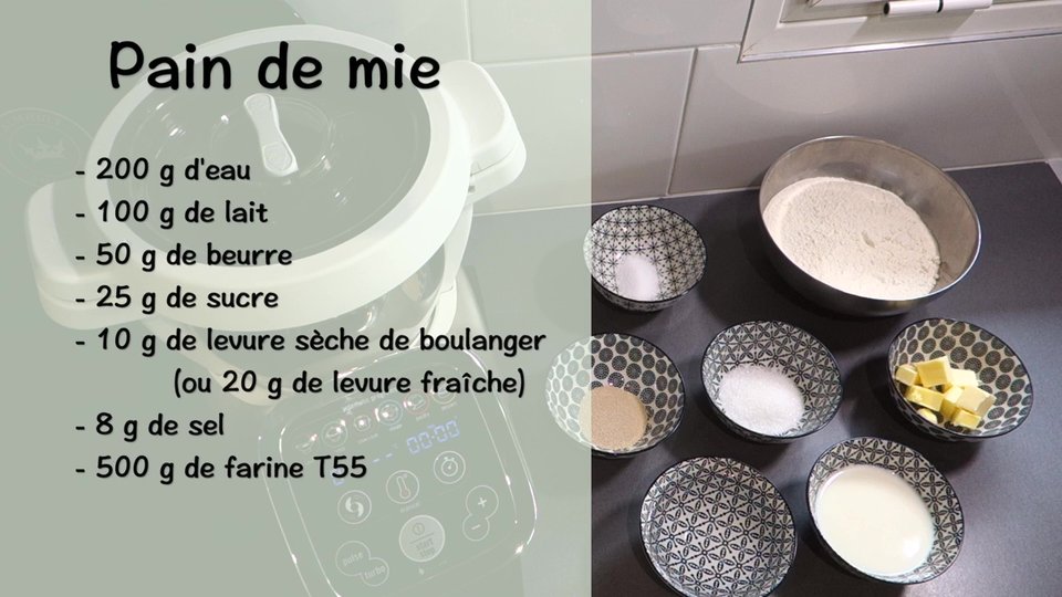 Pain de mie au Companion