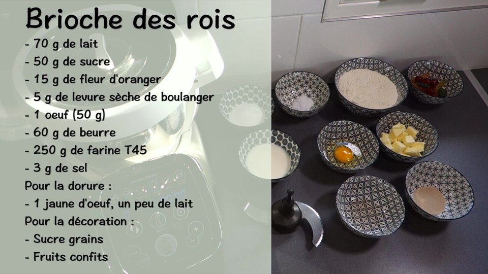 Brioche des rois avec le Companion