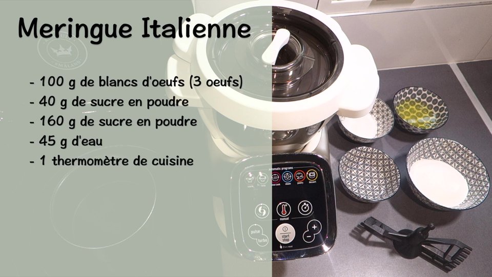Meringue italienne au Companion