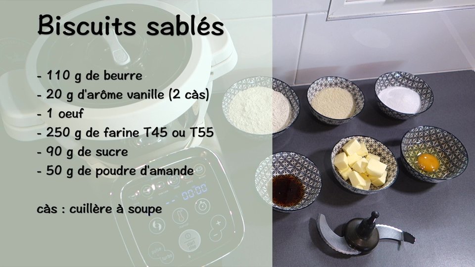 Biscuits sablés avec le Companion