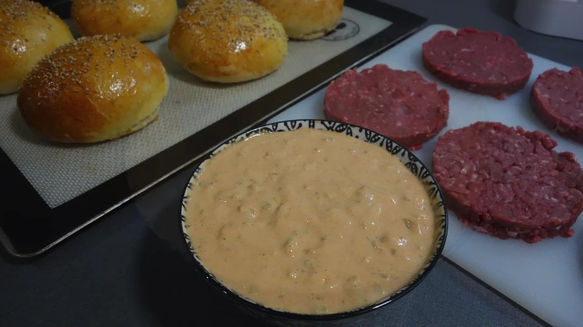 Sauce Hamburger réalisée au Companion Moulinex